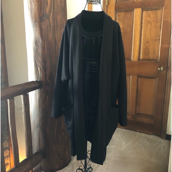 Rafael black vintage coat, Size 10 - Picture 7 of 8